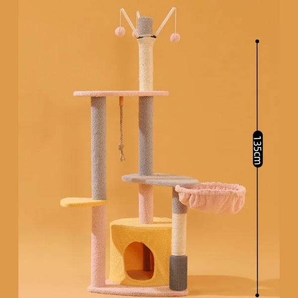 Four Layers colorful Cat Climbing Tree