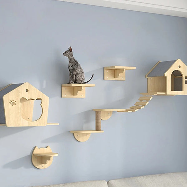 Cat Wall Shelves Wall Mounted